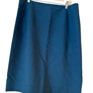 Loft Teal Pencil Skirt - 10